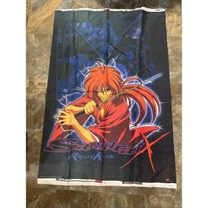 Vintage RUROUNI KENSHIN characters anime WALL SCROLL Hanging Poster‎ Cloth 41x29